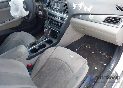 2017 Hyundai Sonata z USA, uszkodzony, nr VIN 5NPE24AF5HH441213